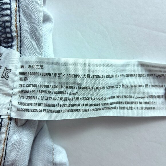 Abercrombie & Fitch The Taper Jean Women's Size 0 Long Medium Wash High Rise - Picture 7 of 8